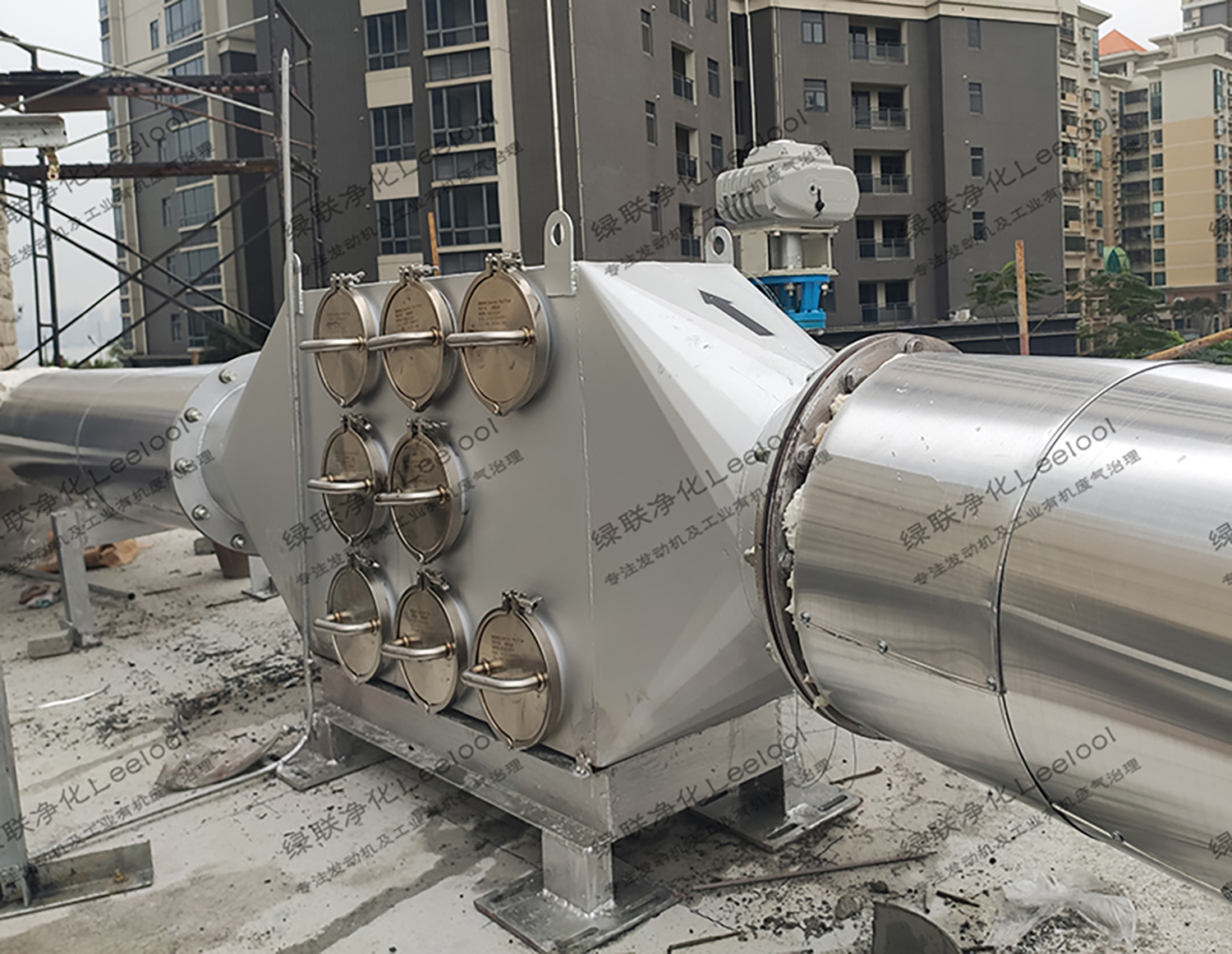 第三代干式水洗再生金属滤芯黑烟净化器