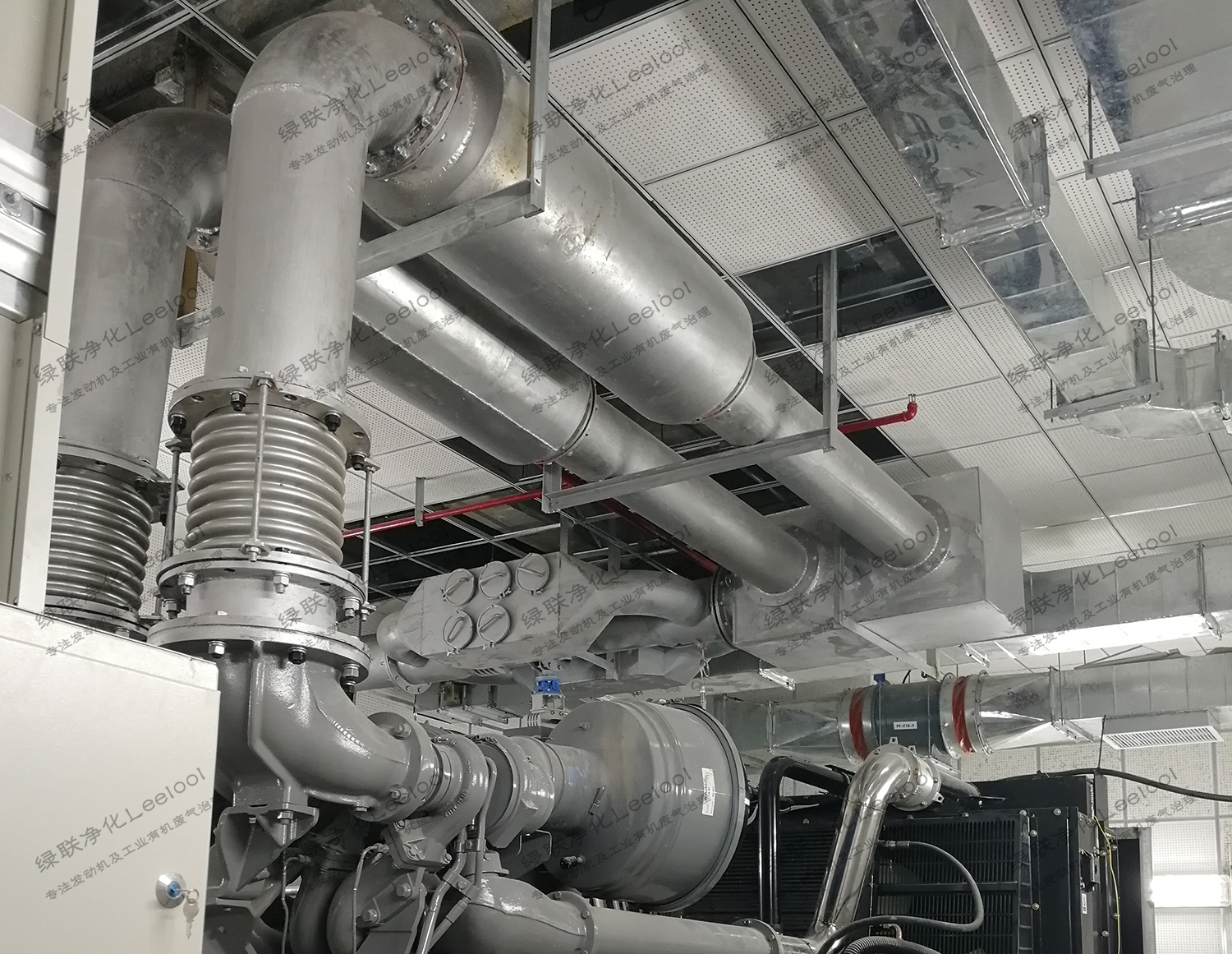 测试房发动机排烟净化系统