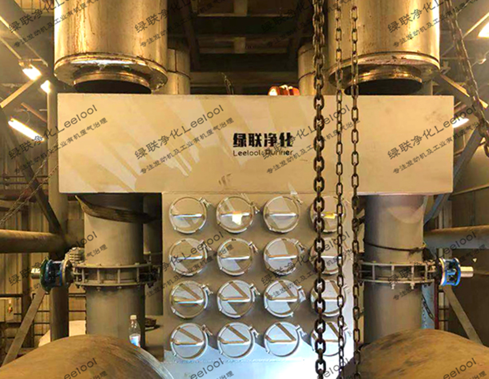 4MW柴油发电机组黑烟净化器  测试台架用 160L非标定制