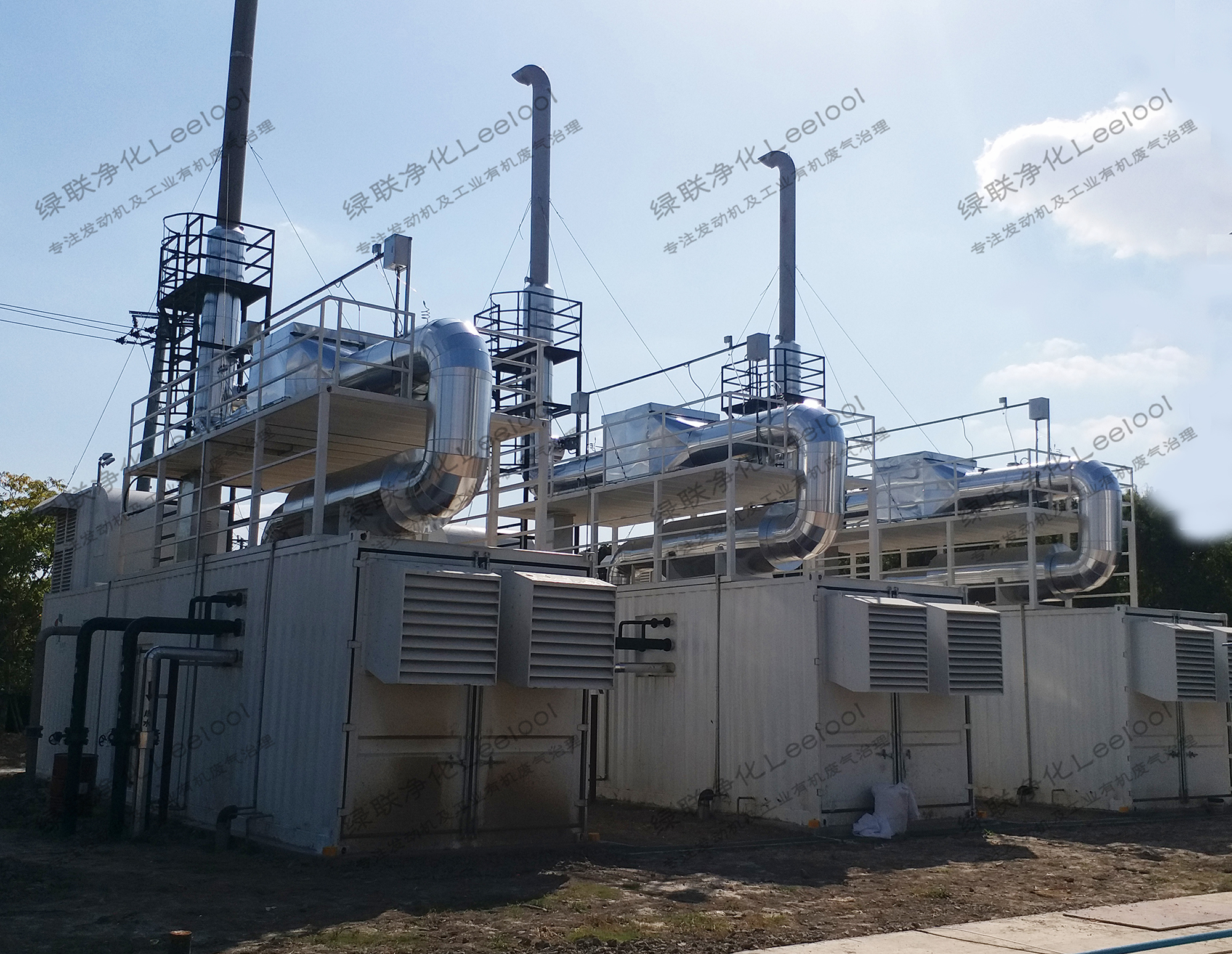 大型畜牧场沼气发电机组氮氧化物治理