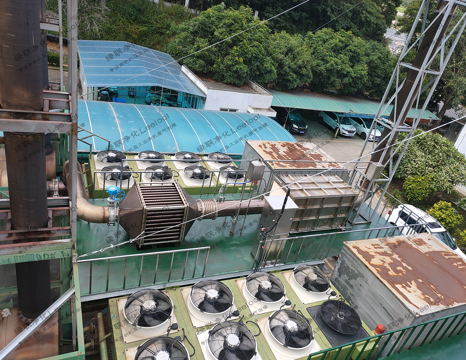 垃圾填埋场气发电机去除去除氮氧化物NOx分布式能源SCR脱硝系统