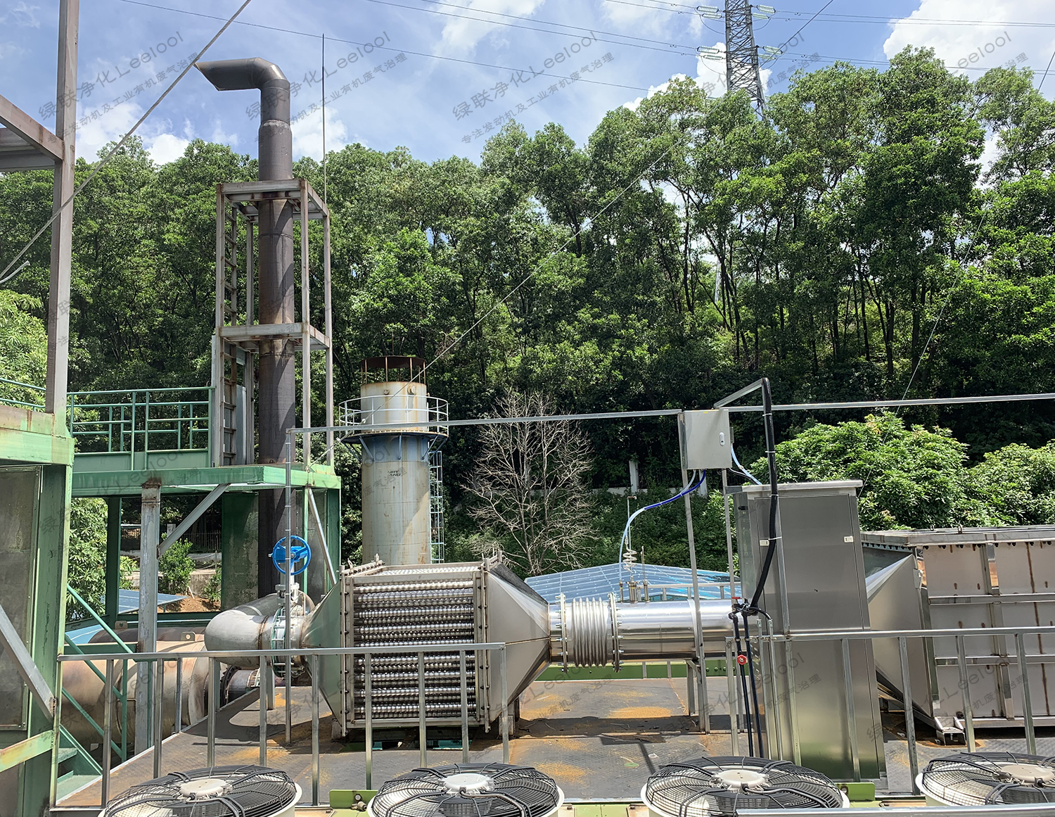 颜巴赫燃气发电机SCR脱硝设备降低氮氧化物浓度