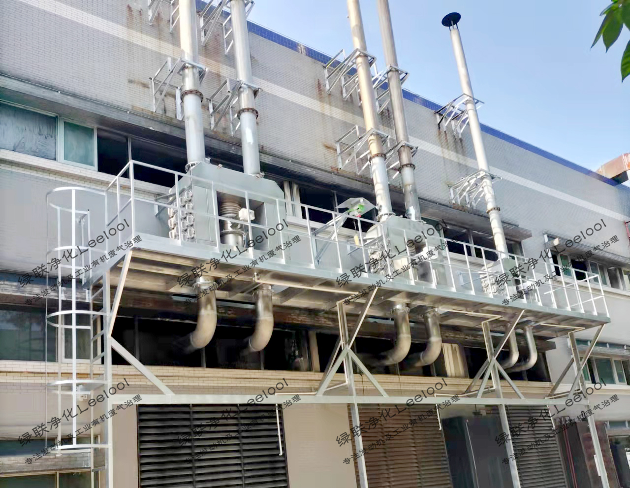 PM治理｜康菱HONNY工厂发电机组测试台架尾气治理改造项目