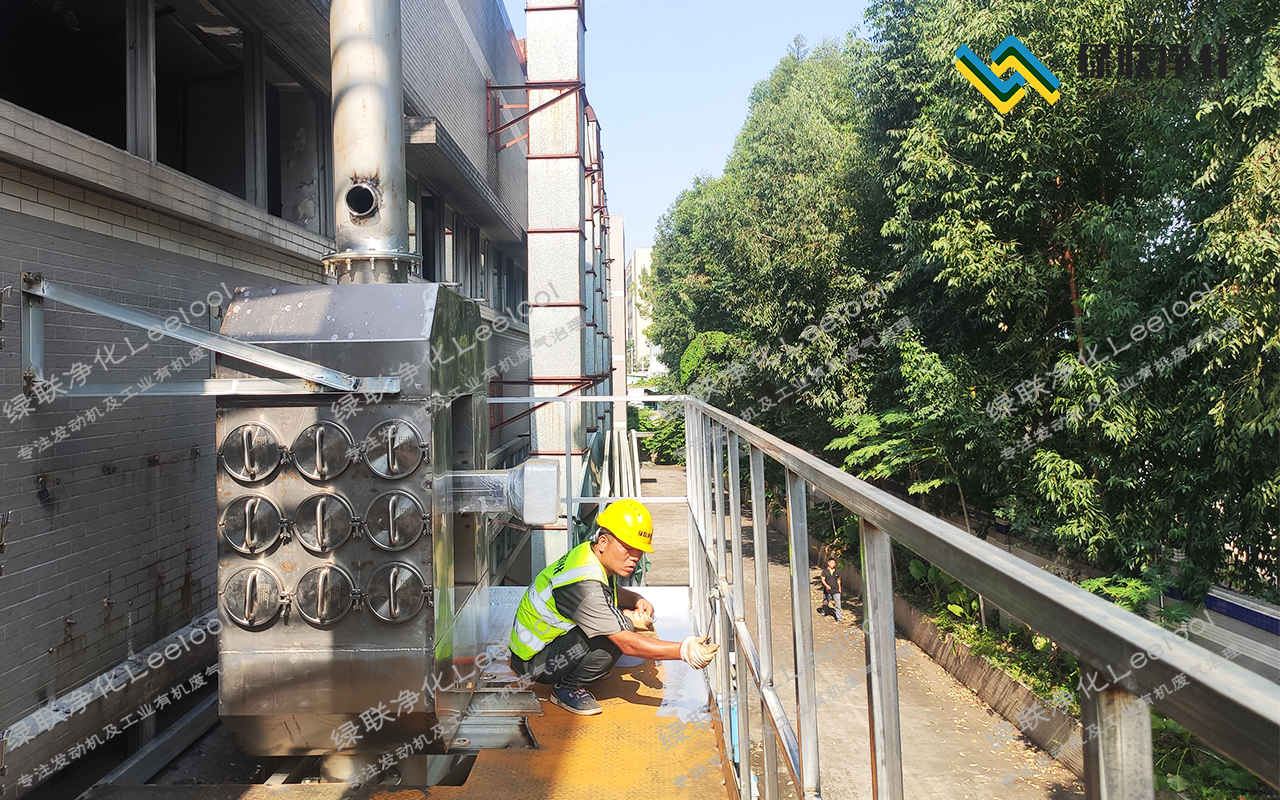 测试台架尾气排放改造