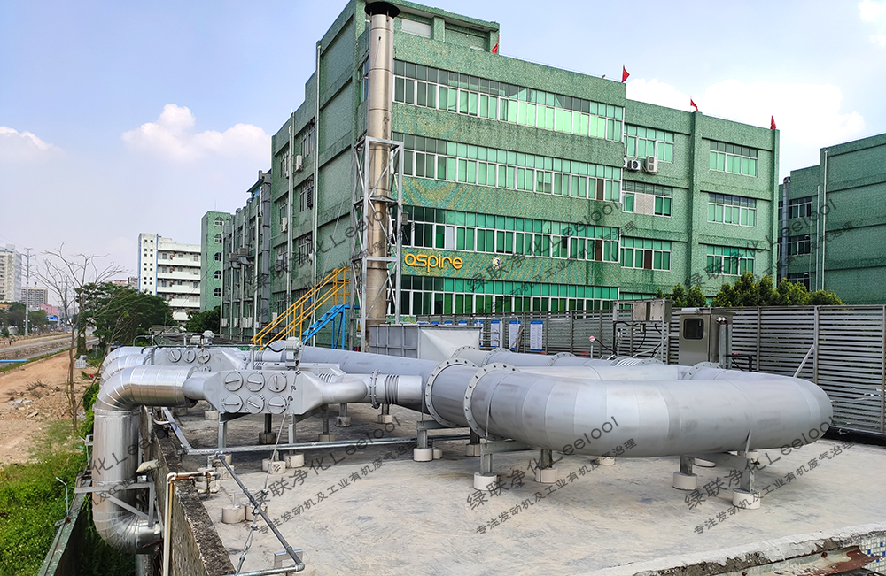 备用发电机组尾气综合治理项目现场 备用发电机组尾气综合治理项目现场