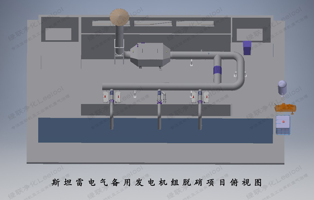 备用柴油发电机组黑烟及氮氧化物综合治理设计图2 备用柴油发电机组黑烟及氮氧化物综合治理设计图2