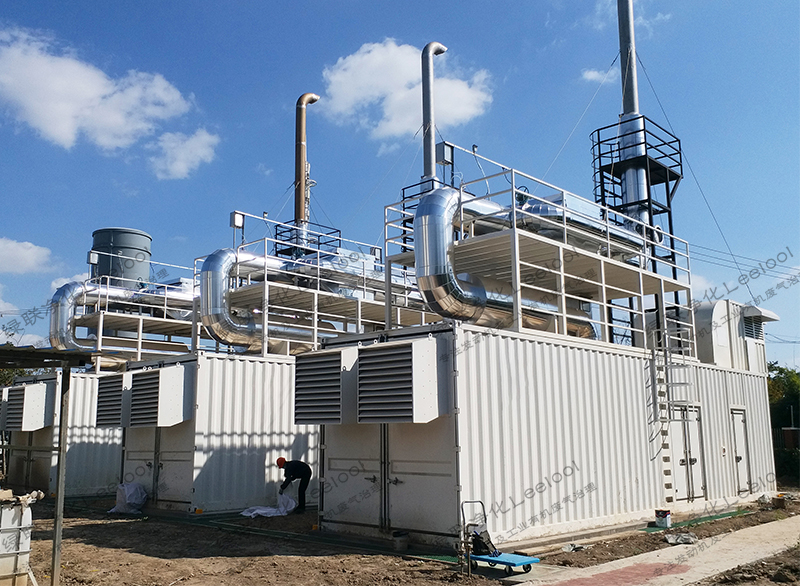 NOx治理｜某国企餐厨垃圾发电厂六台卡特彼勒/曼哈姆沼气发电机组尾气氮氧化物治理