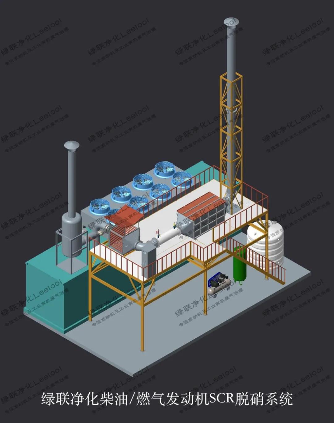 绿联净化柴油/燃气发动机SCR脱硝系统 绿联净化柴油/燃气发动机SCR脱硝系统