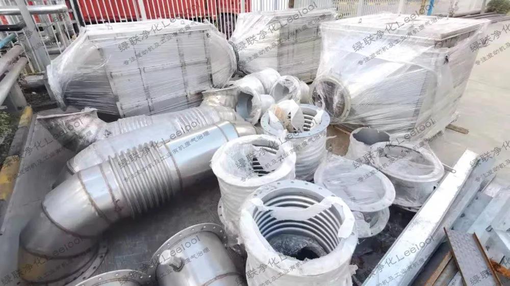 绿联净化SCR脱硝反应器及烟气管道等 绿联净化SCR脱硝反应器及烟气管道等